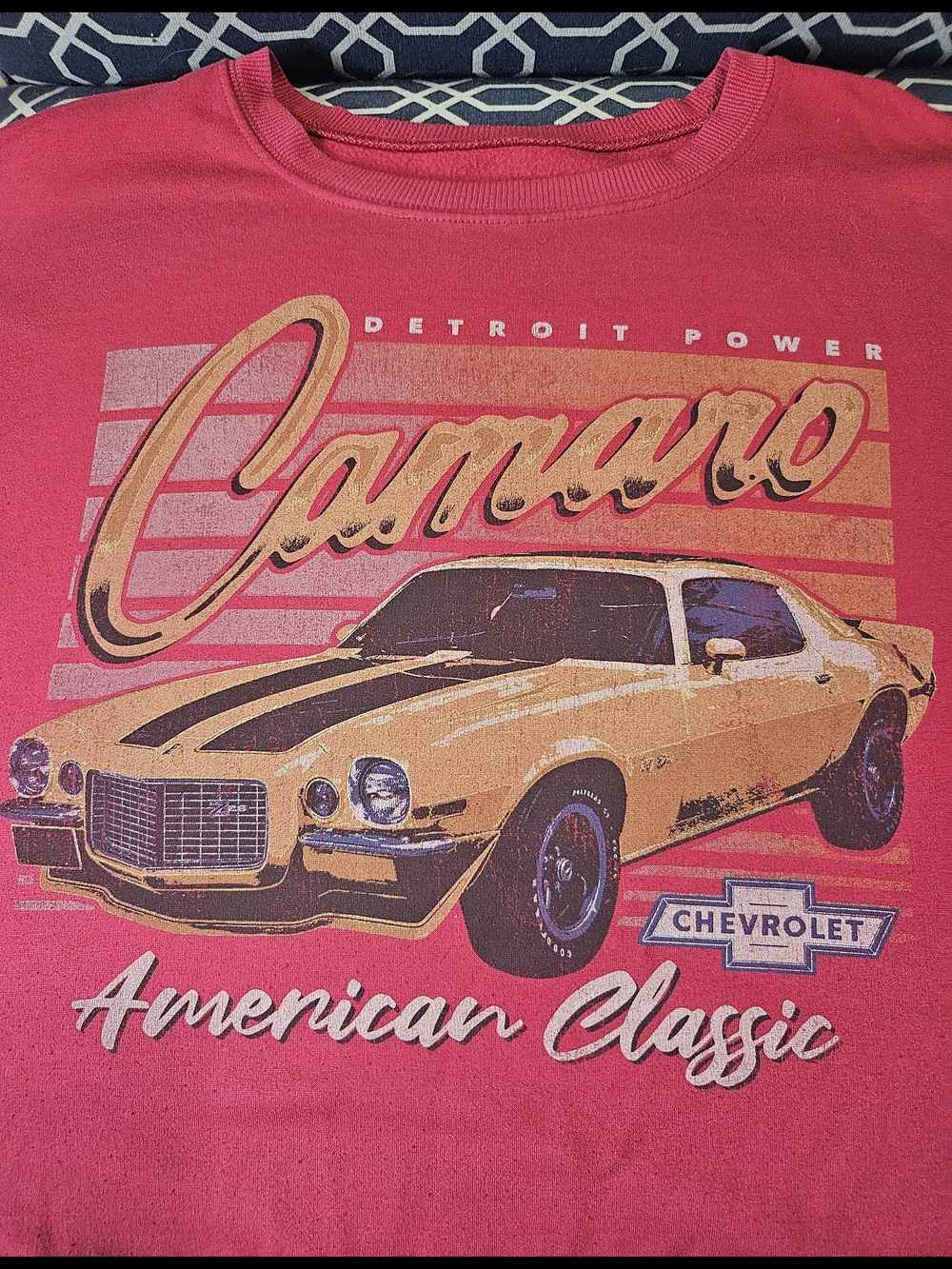 Chevrolet Camaro Graphic Sweatshirt - Pink